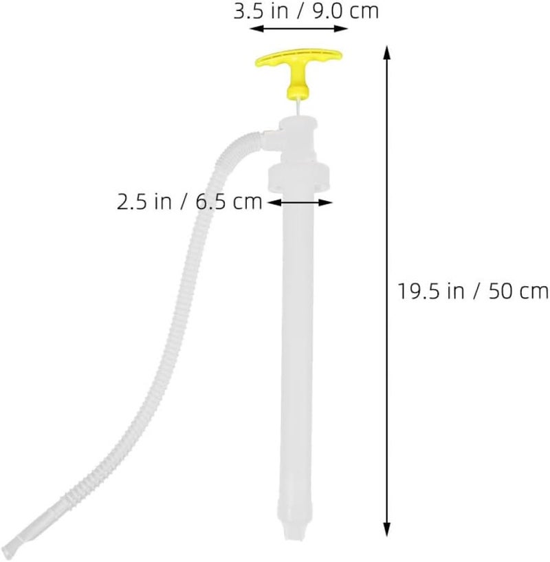 2pcs Manual Transfer Pump Gasoline Fuel Pump Portable for Oil Barrel Automotive Fuel and Fluid Extraction - Image 2