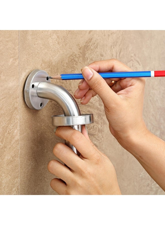 FORTUNE Stainless Steel Grab Bar for Bathroom & Bathtub Wall Mounted Safety Hand Support Rail Matt Finish - Balance Handle - Towel Bar - (12 Inch, Pack of 2) - Image 4