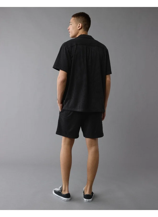 American Eagle AE Flex 5" Knit Striped Trekker Short