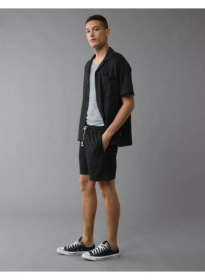 American Eagle AE Flex 5" Knit Striped Trekker Short
