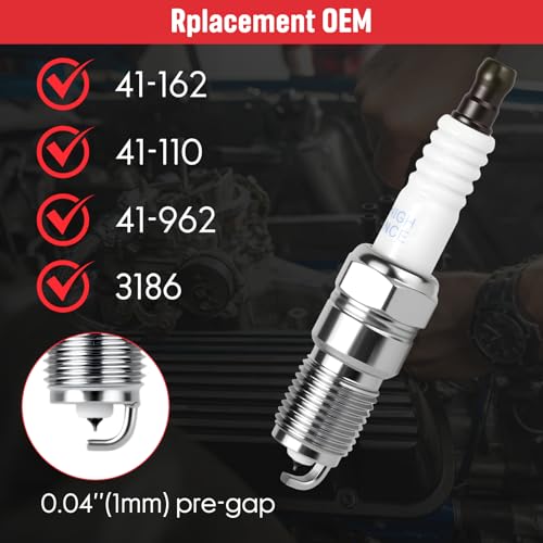 Ozikutech High Performance Iridium Spark Plugs and Wires Set of 8 Fit for 1999-2013 Chevy Silverado Tahoe Suburban Avalanche GMC Sierra Yukon 1500 2500 Escalade 4.8 5.3 6.0 6.2 Ls V8, Replace for 41-162 41-110 - Image 5