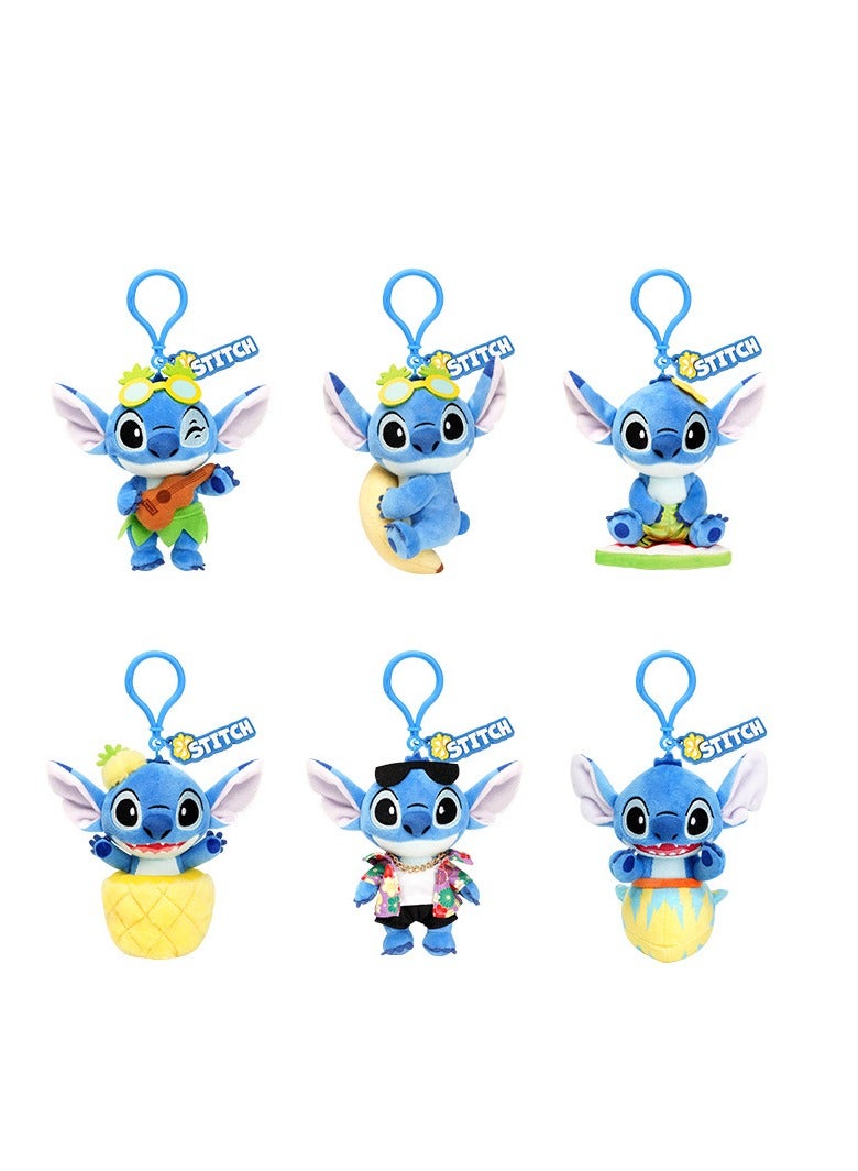 Disney Animation Kawaii Stitch Surprise Box Blind Box Pendant Stitch Doll Keychain School Bag Pendant Gift For Boys And Girls  8pcs with box  - Image 2