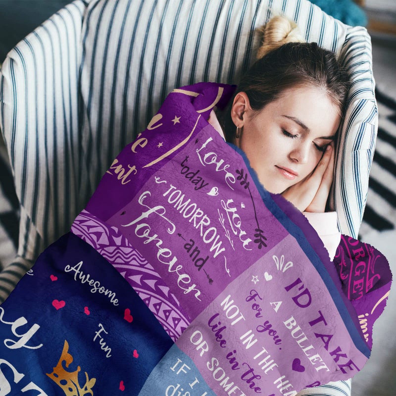 Gevuto Best Friend Blanket - Bestie Birthday Gifts for Women - Friendship Throw 60""X80"" - Friendship Gifts - Image 2