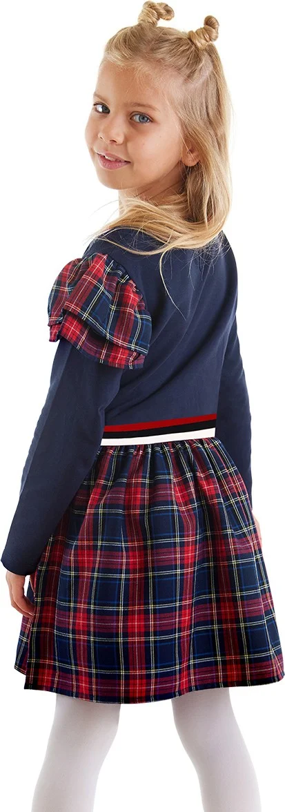 Denokids Plaid Skirt Dress