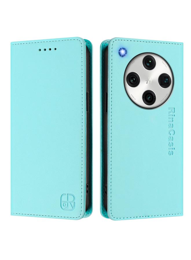 S-TOP Case For OPPO Find X8 Pro RC01 Dual-Folded Magnetic Suction RFID Leather Phone Case - Image 2