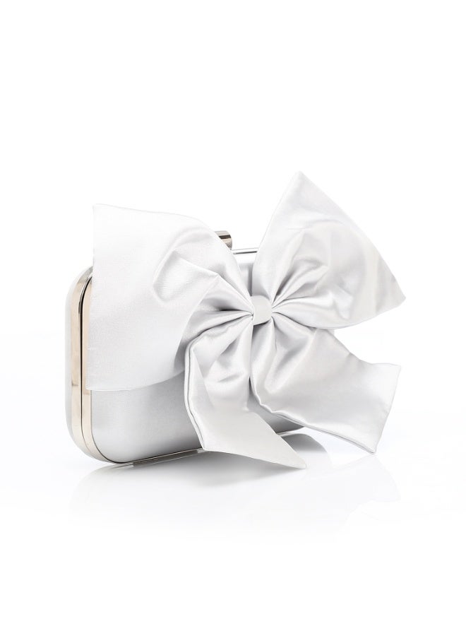 Mr.joe Satin Bow Evening Clutch - Image 2
