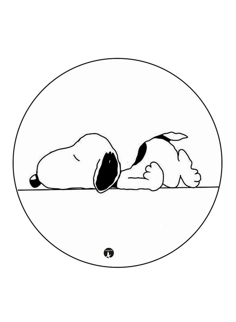 RKN Snoopy Printed Mouse Pad Round  Multicolour