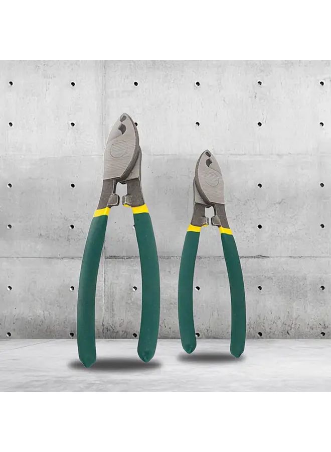 8 Inch High Carbon Steel Cable Cutting Pliers Professional Wire Cutters Electrician Tools Insulated Grip Handle Precision Electrical Line Trimming - Image 3