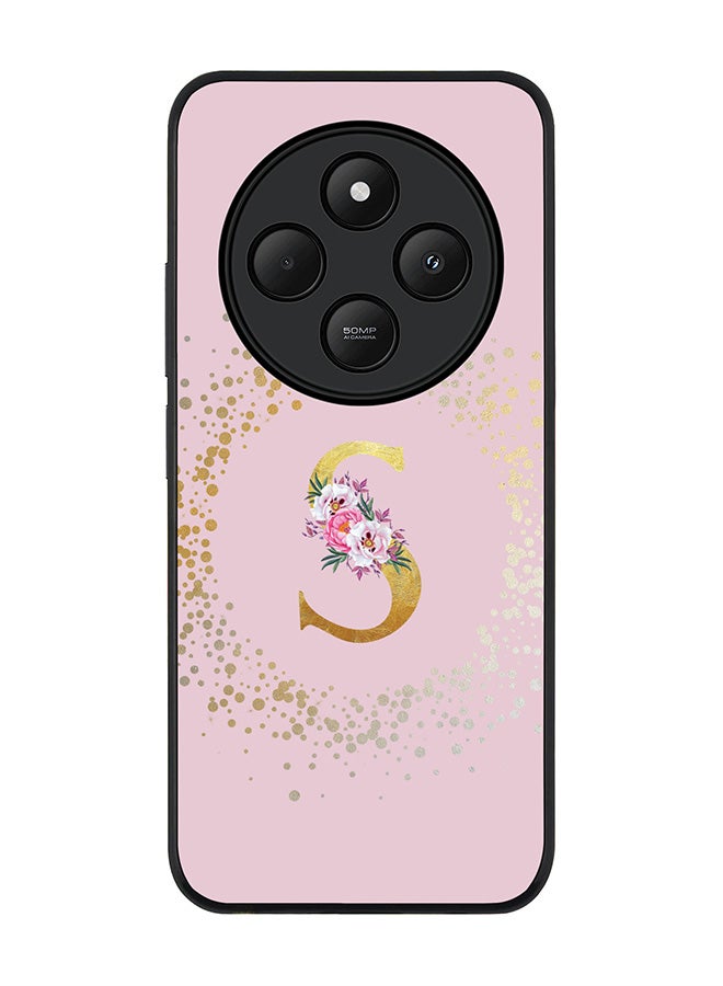 Stylizedd غطاء لهاتف Xiaomi Redmi 14C / 14R، حماية كاميرا نحيفة، غطاء هاتف مضاد للصدمات - تصميم مخصص مزخرف - S (وردي)  - Image 1