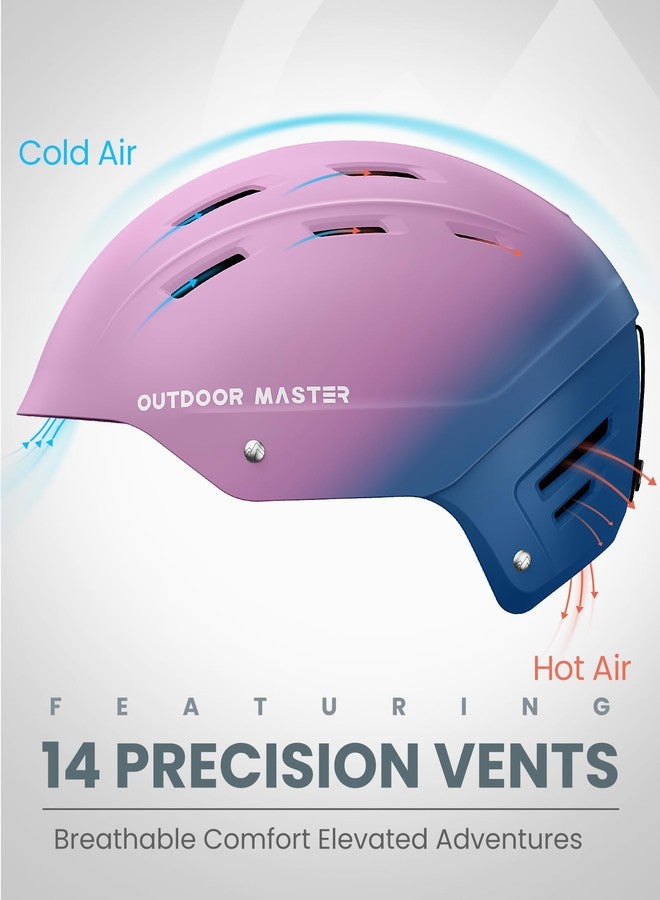اوت دور ماستر خوذة التزلج OutdoorMaster Kelvin II - خوذة رياضية ثلجية وخوذة للتزلج على الجليد للرجال والنساء والشباب - Image 4