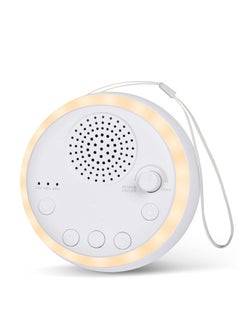 Portable Sleep Sound Machine for Baby Adult, 16 Soothing Sound Noise Maker with Night Light, Travel White Noise Machine Features Battery, 3 Sleep Timer & Memory Function, Sound Therapy
