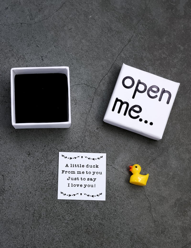 funfeel I Love You Gift, Duck Gift, Matchbox Gift, Gift For Boyfriend, Gift For Girlfriend, Valentine's Day Gift - Image 4