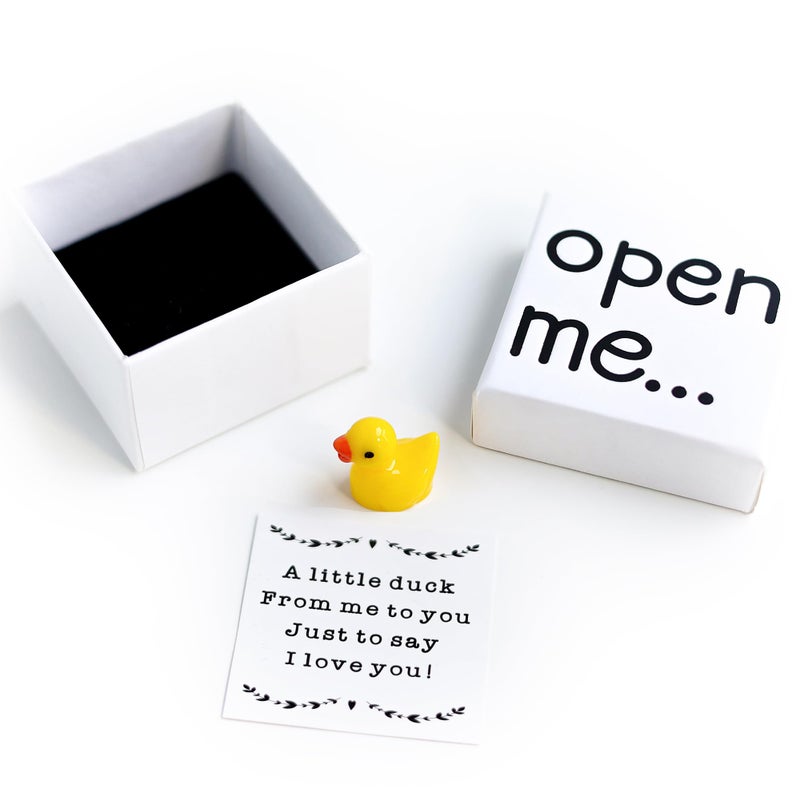 funfeel I Love You Gift, Duck Gift, Matchbox Gift, Gift For Boyfriend, Gift For Girlfriend, Valentine's Day Gift - Image 1