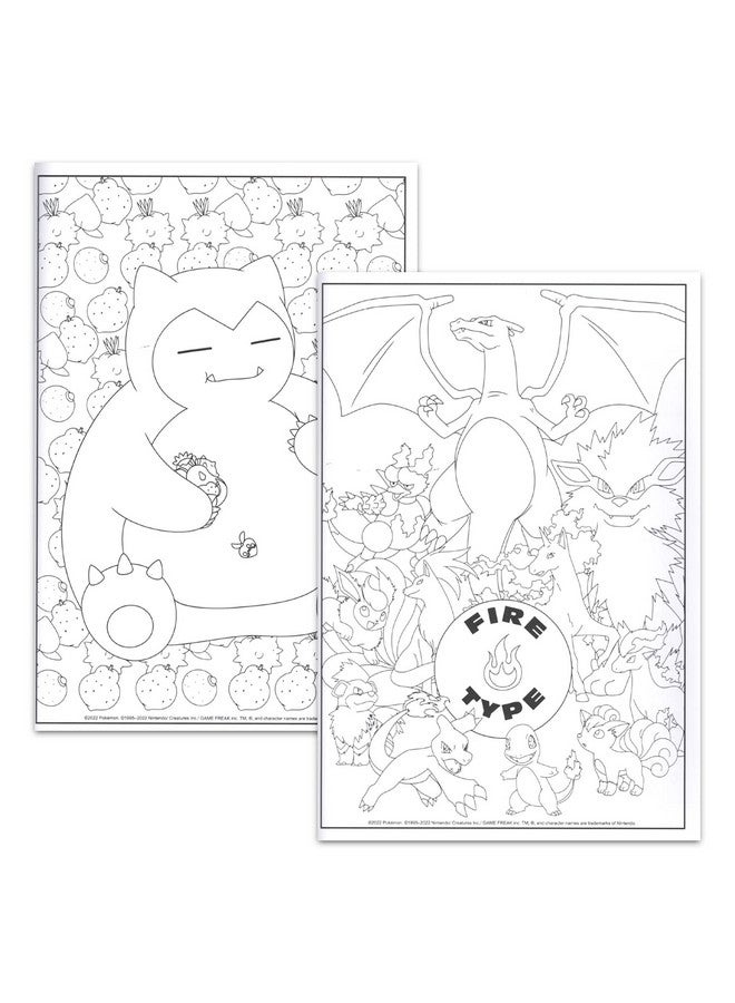 Bendon Pokemon Coloring Book for Kids, Teens - Bundle with Pokemon Advanced Coloring Book Plus Pokemon Cards for Boys | Pokemon Coloring Set - Image 2