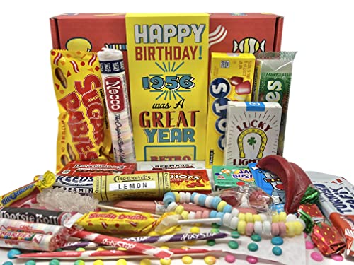 RETRO CANDY YUM ~ 1956 70th Birthday Gift Box Nostalgic Mix from Childhood for 70 Year Old Man or Woman Born 1956 Jr - Image 5