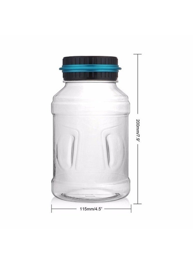 Counting Piggy Bank 1.8L NT RMB US Dollar Piggy Bank Piggy Bank Large Bucket Piggy Bank-Color:Black - Image 5