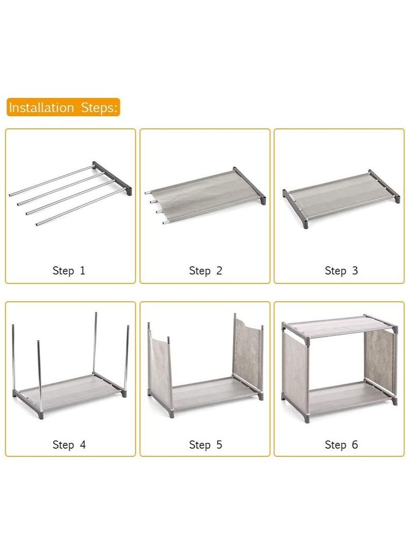 XiuWoo - Multifunctional Simple Large capacity Bookshelf and Display Organizer Storage Rack - Image 1