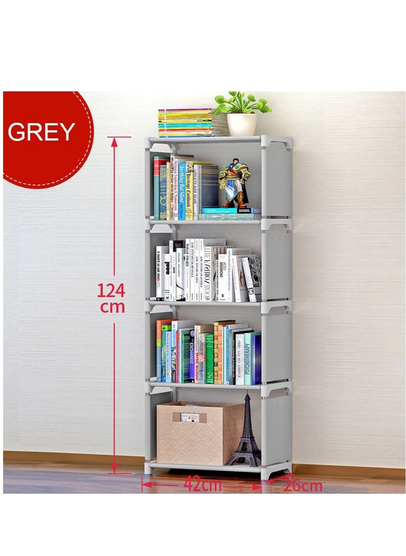 XiuWoo - Multifunctional Simple Large capacity Bookshelf and Display Organizer Storage Rack - Image 1