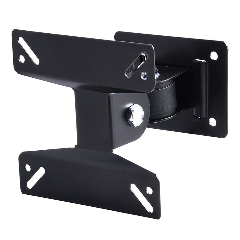2 Sets Rotation Holder Screen Fixed Support Wall Mount Bracket TV Mount Black - Image 3
