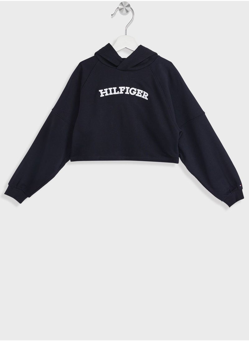 TOMMY HILFIGER - Kids Logo Hoodie - Image 1
