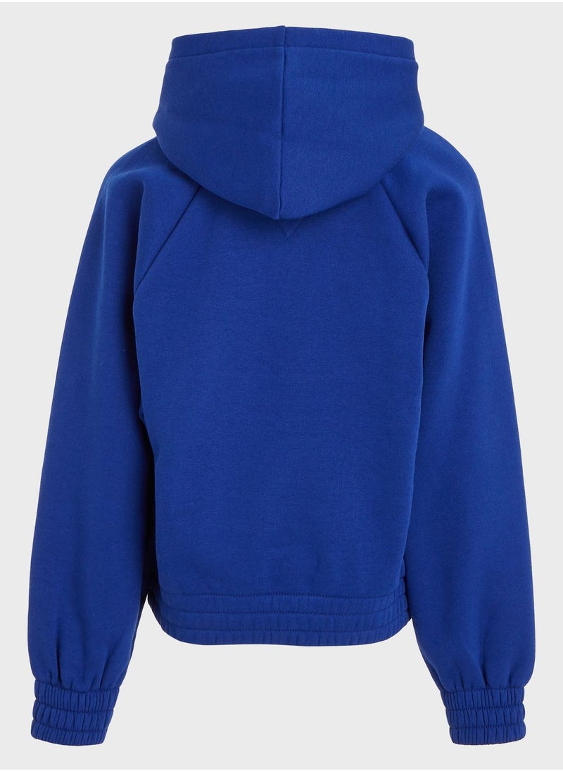 TOMMY HILFIGER - Kids Logo Hoodie - Image 1