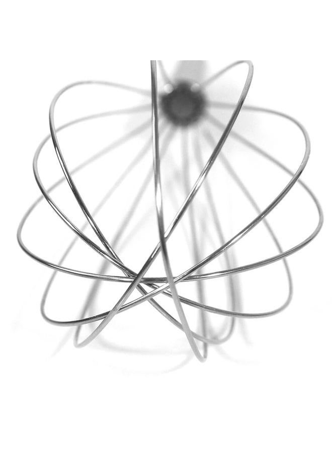 خفاقة بيض من الفولاذ المقاوم للصدأ مكونة من 3 قطع فضية 20.5 سم - 25 سم - 29.5 سم - خفاقات للطهي، من الفولاذ المقاوم للصدأ للخلط والخفق والتحريك - Image 2