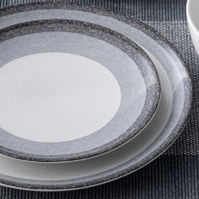 Noritake طقم أدوات مائدة نوريتاكي كولور سكيبز لايرز فحم 12 قطعة خدمة لـ 4 أشخاص - Image 2