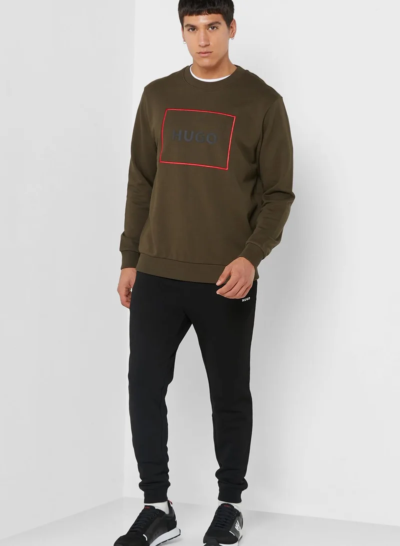 HUGO Logo Printed Sweatshirt