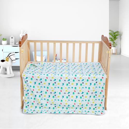 Mee Mee 2-in-1 Super Soft Baby Blanket & Wrapper | Cozy 3 Layer Blanket with Comfortable Muslin & Fleece | with Attractive Bunny Rabbit Print (Assorted) for 0-2 Years (100X120 CM) - Image 2