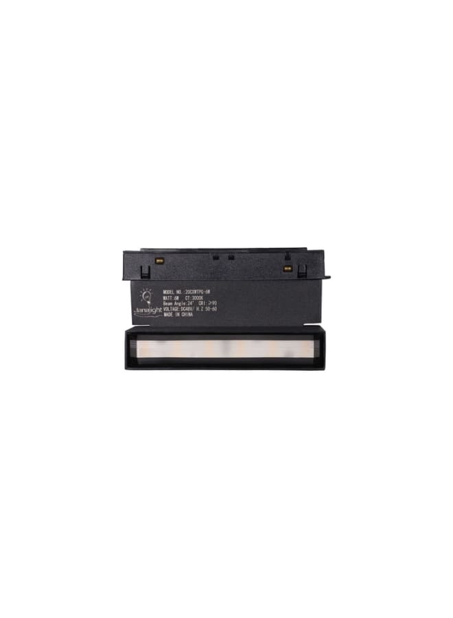 Jana Light Led magnetic rectangular black track light adjustable 6W, 11.5 cm warm white - Image 2