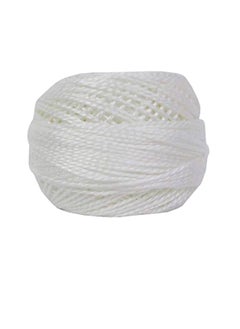 DMC DMC Pearl Cotton Ball Size 5 53yd Snow White  - Image 2