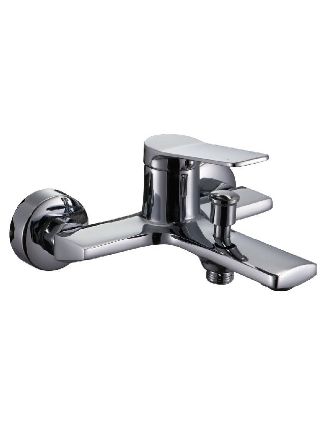 Aqua Drop Durable Modern Design Single Handle Solid Brass Bath Mixer Chrome 1 x 1 x 1 cm JS-622503