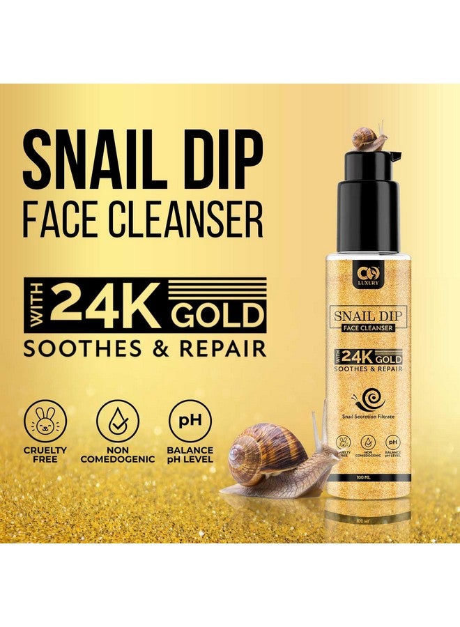 CO LUXURY Snail Mucin Face Wash | 100ml | Cleanser for Face for Women & Men, Low pH Gel with Korean Snail Mucin Concentrate | All Skin Types - Snail Magic - Image 3