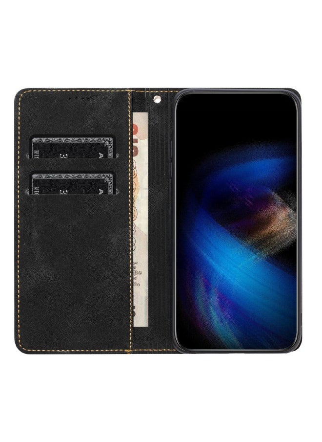 DUX DUCIS Samsung Galaxy S24 Ultra Case, Wallet Case for samsung S24 Ultra 5G, Magnetic PU Leather Stand [RFID Blocking] Card Slot Folio Cover with TPU Shockproof Inner Shell Compatible with Samsung Galaxy S24 Ultra  - Image 2