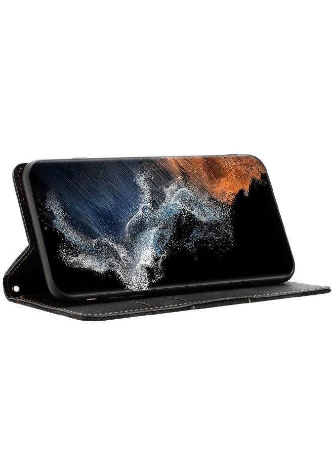 DUX DUCIS Samsung Galaxy S24 Ultra Case, Wallet Case for samsung S24 Ultra 5G, Magnetic PU Leather Stand [RFID Blocking] Card Slot Folio Cover with TPU Shockproof Inner Shell Compatible with Samsung Galaxy S24 Ultra  - Image 3