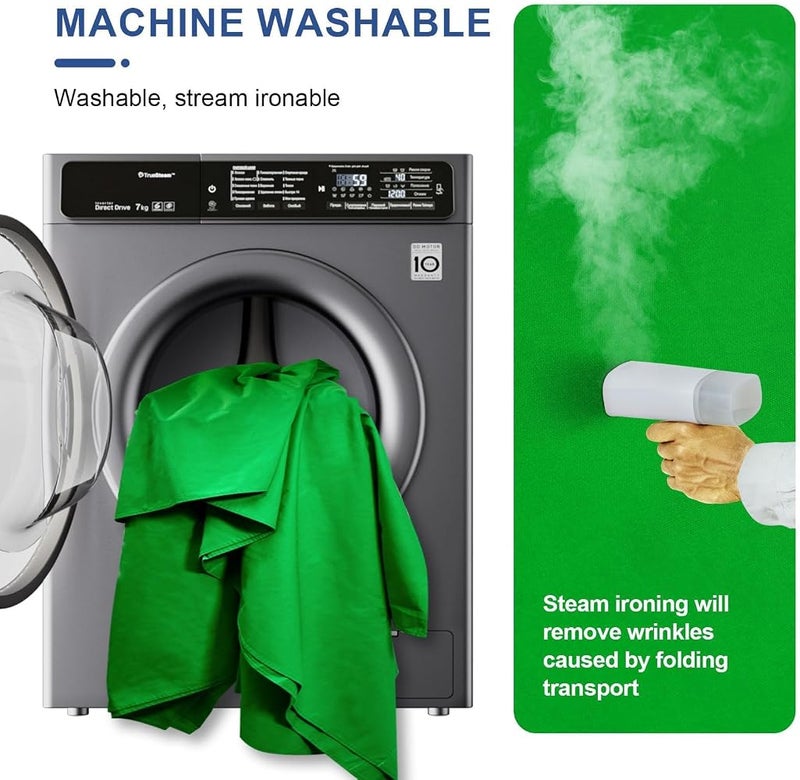 EMART Green Screen Backdrop 8x10ft, Greenscreen Background for Photography - Image 3