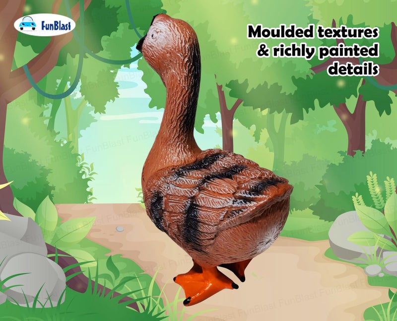 FunBlast Realistic DuckToy for Kids - Amazing Look My Farm Animal Figure Playset Toy for Kid 3+Years Old, Birthday Gift for Kids, Boys, Girls - Image 2
