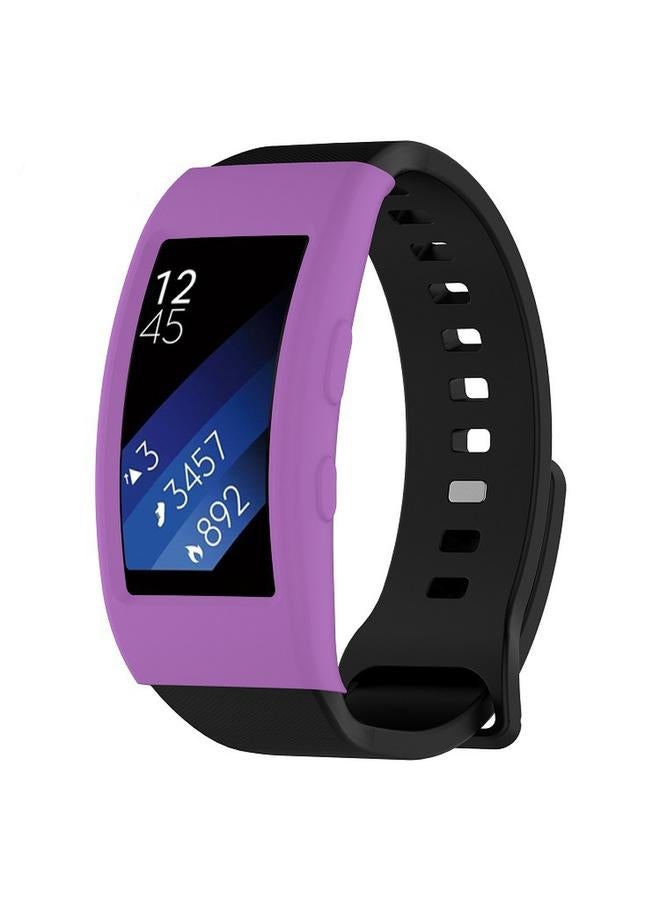 erorex For Galaxy Gear Fit2 / Fit2 Pro R360 Watch Protective Case(Purple) - Image 1
