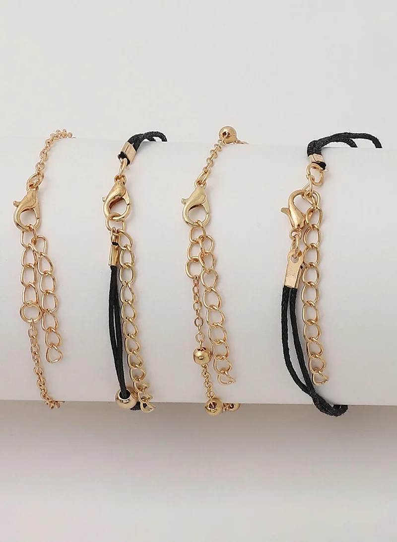 SOHI Casual Multi-Layer Artificial Bracelet Jewellery