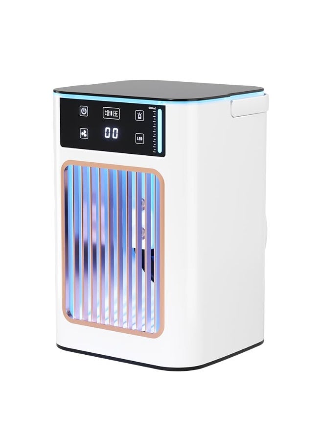 Portable Air Conditioners, 4-IN-1 AC Unit, 900ml Dual Tank Evaporative Air Cooler, 7 Color Lights Personal Mini Air Conditioner, Small Portable Cooling Fan for Room Office - Image 2
