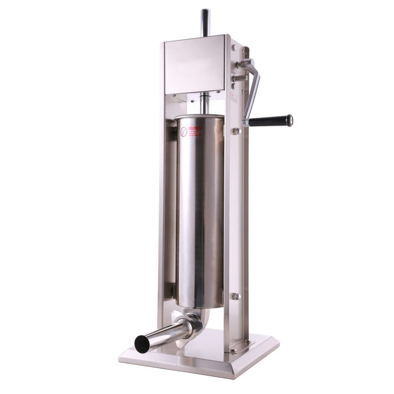 HAKKA BROTHERS Hakka 15 Lb7 L Sausage Stuffer 2 Speed Stainless Steel Vertical Sausage Maker 