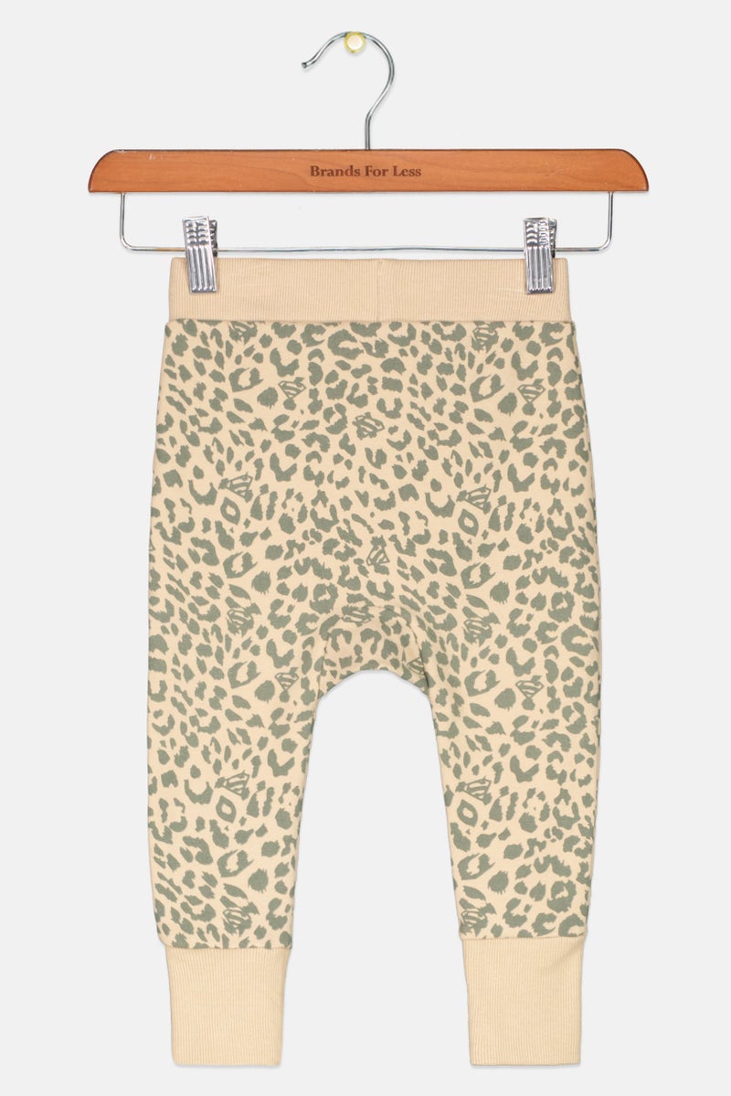 Cotton On Toddlers Girl Animal Print Fleece Sweatpants, Multicolor - Image 2