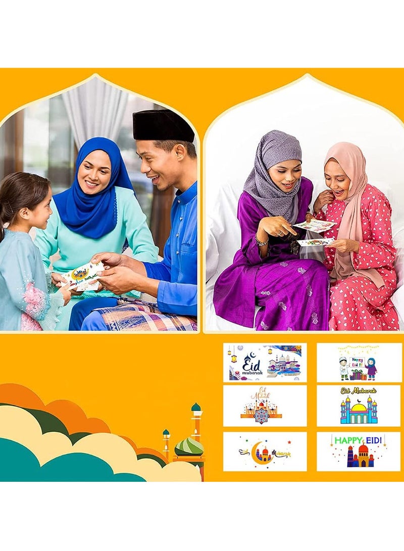 PRINTSHOP4ME Eid Mubarak Money Envelopes for Gifting kids - Eid Money Envelopes for Gifting - Eidi Mubarak Envelope for Kids - Eid Money pack -Eid al-Adha Gifting - Self-Seal Envelopes  - Image 4