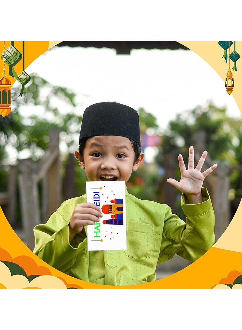 PRINTSHOP4ME Eid Mubarak Money Envelopes for Gifting kids - Eid Money Envelopes for Gifting - Eidi Mubarak Envelope for Kids - Eid Money pack -Eid al-Adha Gifting - Self-Seal Envelopes  - Image 3