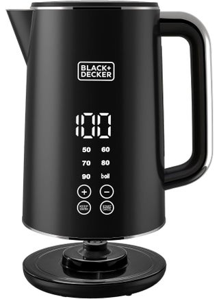 Digital Kettle, Touch Screen, Double Wall Design, 6 Preset Temps, 30-Min Keep Warm, LED Display, Auto Shut-Off, Boil-Dry Protection, Cool-Touch Exterior, 1.7 L 2200 W JCD200-B5 Black - view 2