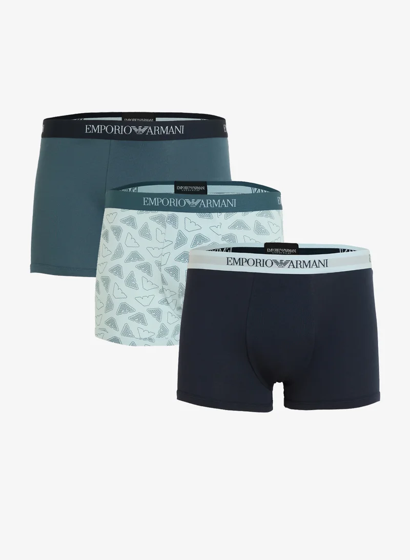 3 Pack Of Logo Boxers