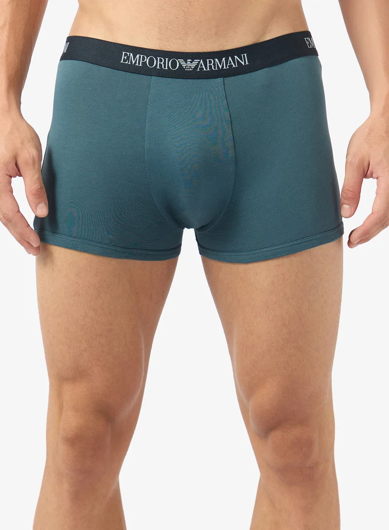 Emporio Armani  3 Pack Of Logo Boxers for Men | Best Price UAE