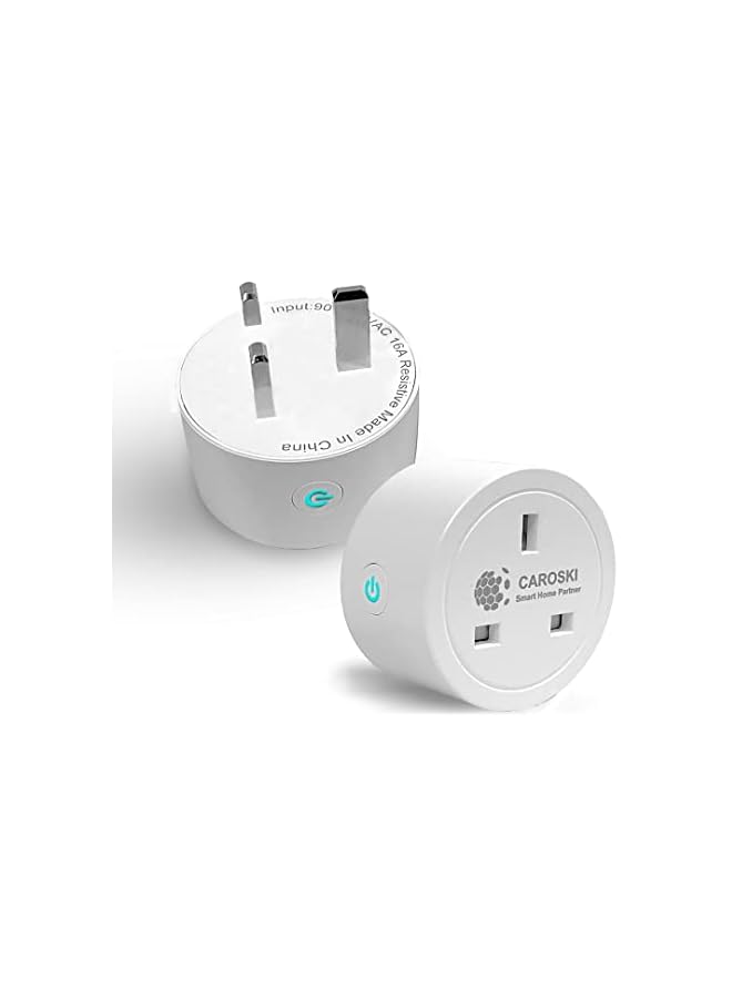 CAROSKI CAROSKI- Wifi Smart Plug, 16A Energy Monitoring Smart Plug Socket for Smart Home, Compatible with Alexa, Google Assistant comes with Remote and Voice control, with 1 year warranty (pack of 1)  - Image 2