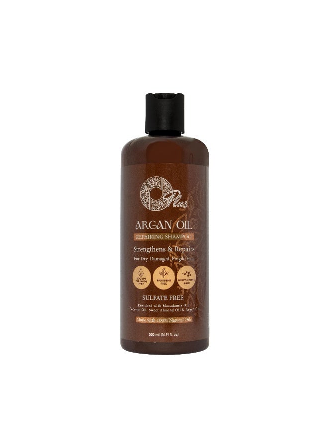 Oplus Argan Oil Repairing Shampoo Sulfate Free 500 ml - Image 1