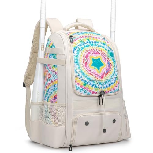 KAVIGOR Baseball Bag for Youth | Softball Backpack 50L Large Capacity with Shoe Compartment and 4 Bat Holders | Nova Flare Series - Image 1
